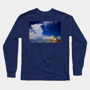 The lighthouse of Agia Mavra - Lefkada island Long Sleeve T-Shirt